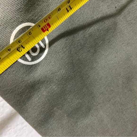 Monocle Magazine Canvas Tote Bag Olive Green - Picture 7 of 9